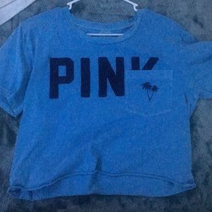 Pink crop top